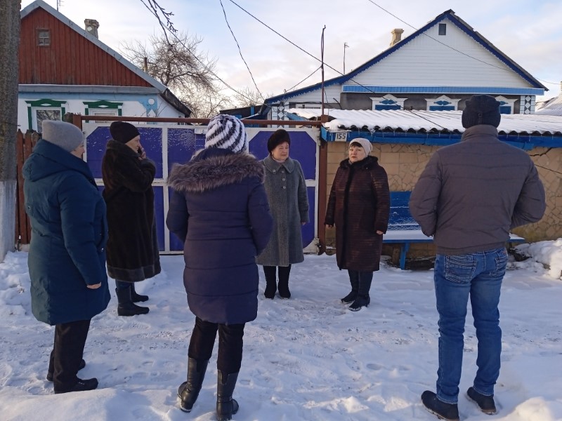 Встреча главы Рассыпнянской поселковой администрации с населением.