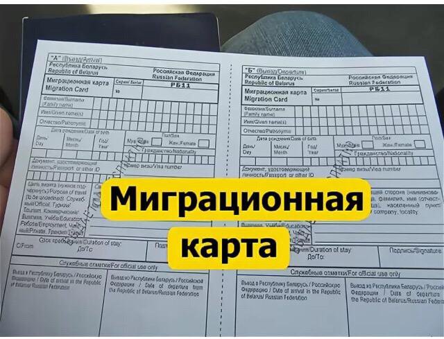 Что такое миграционная карта?.