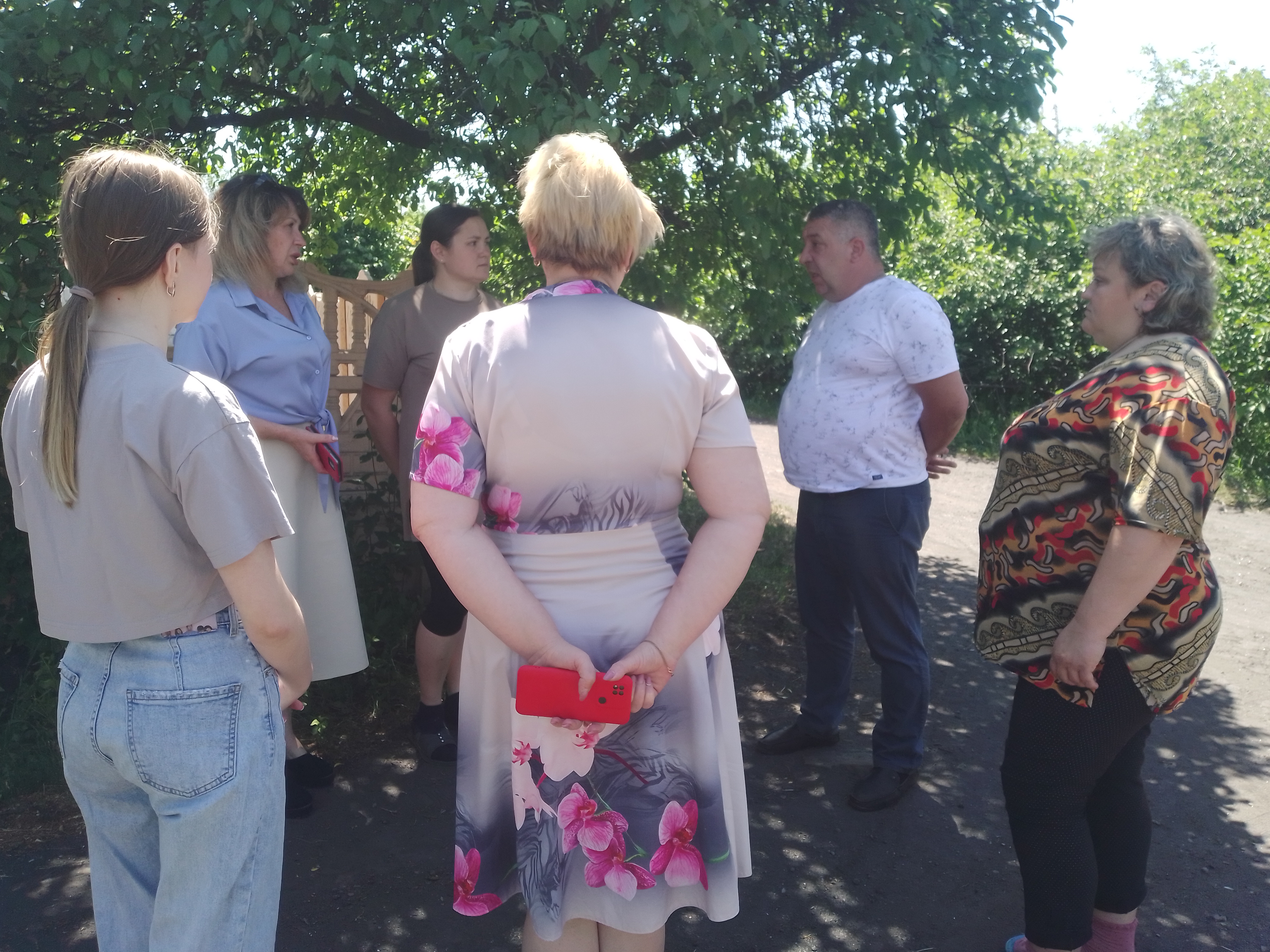 Встреча с населением главы Пелагеевской поселковой администрации.