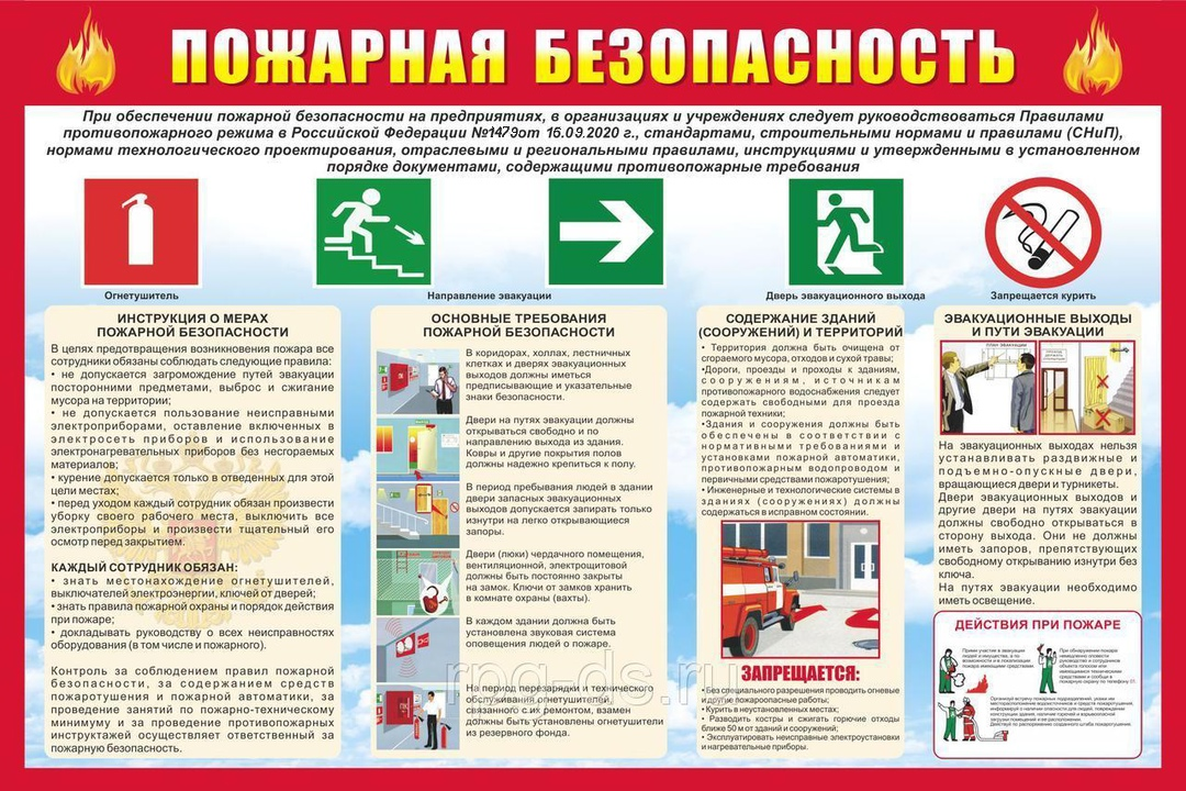 Государственный пожарный надзор г. о. Торез напоминает основные требования пожарной безопасности!.