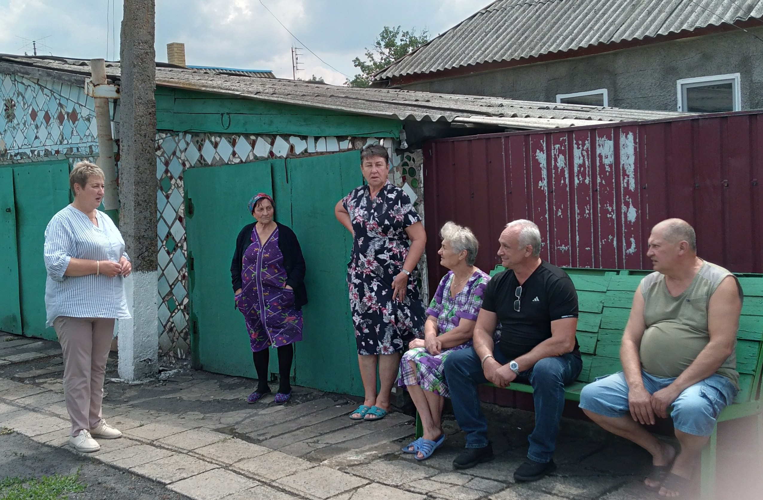 Встреча с населением.
