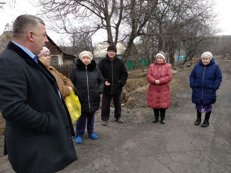 Встреча с населением главы Пелагеевской поселковой администрации.