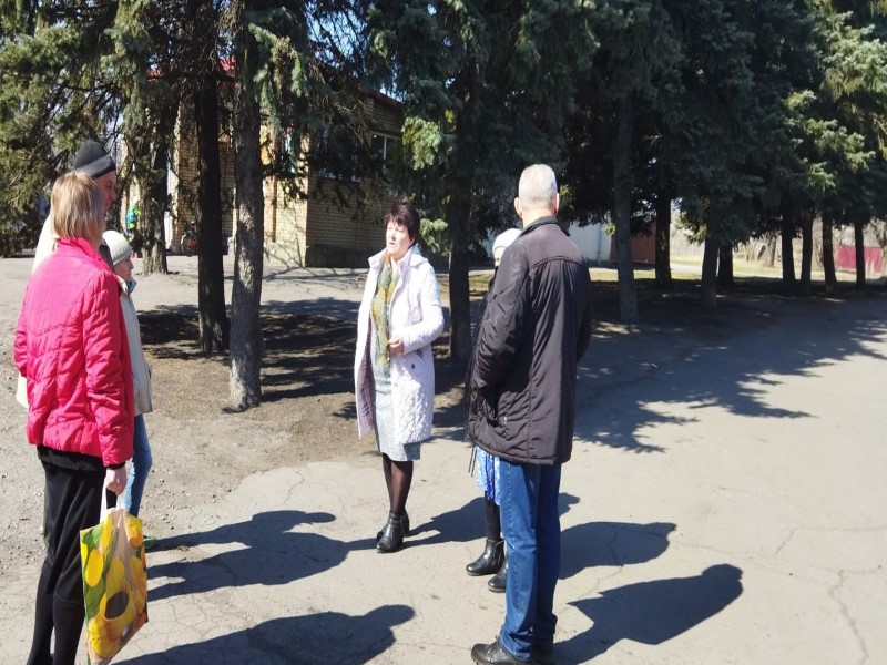 Встреча главы Рассыпнянской поселковой администрации с населением.