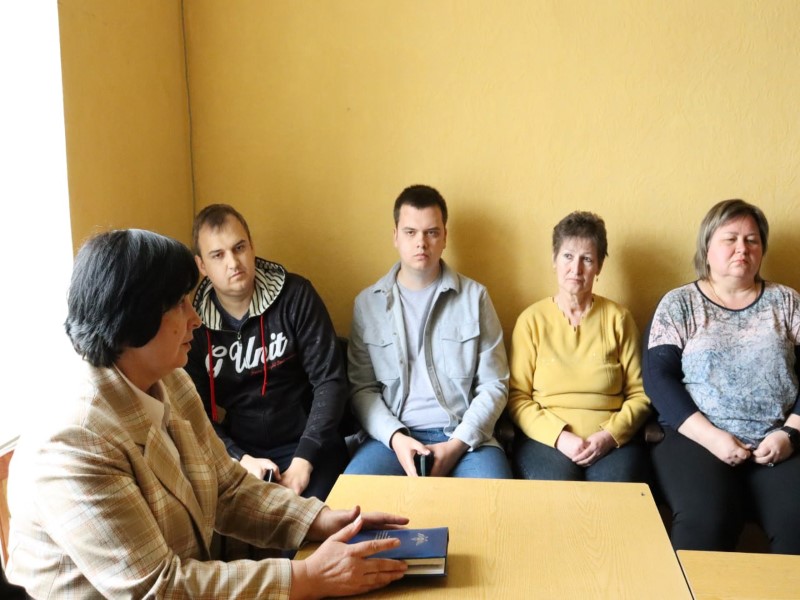 Встреча с трудовым коллективом главы администрации города Тореза.
