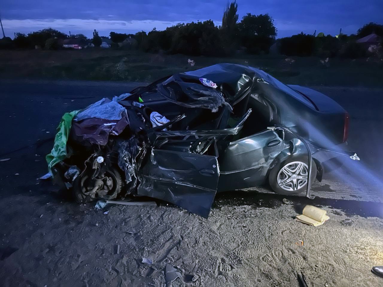 Выезд на полосу встречного движения повлёк ДТП с пострадавшими.