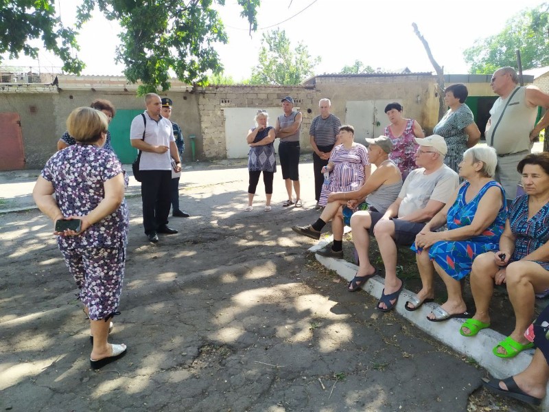Встреча с населением.