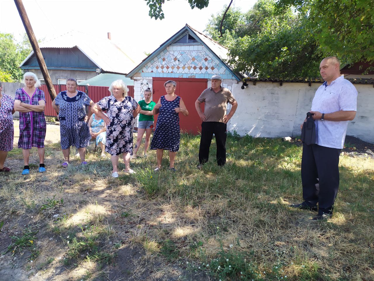 Встреча с населением заместителя главы администрации городского округа Торез.