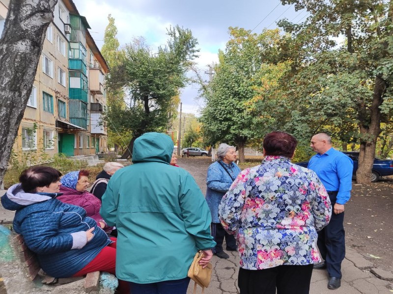 Встреча с населением.