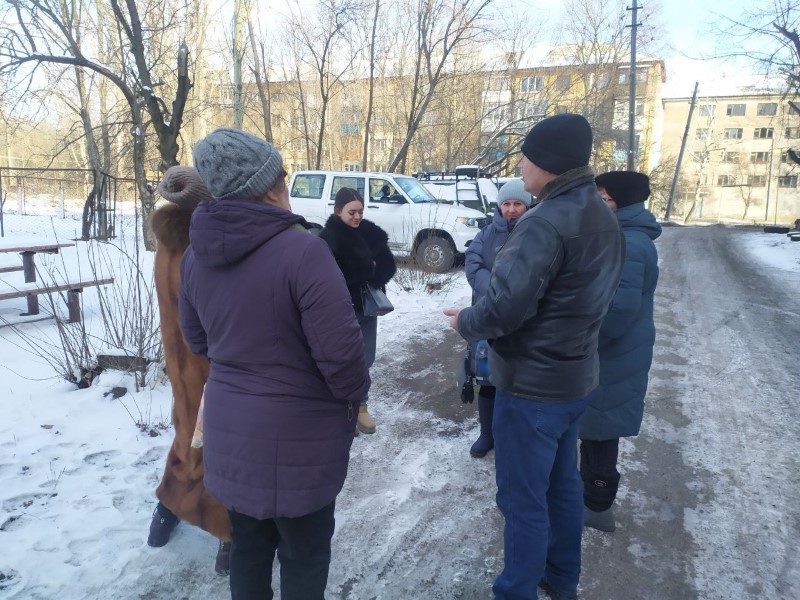 Встреча с населением.