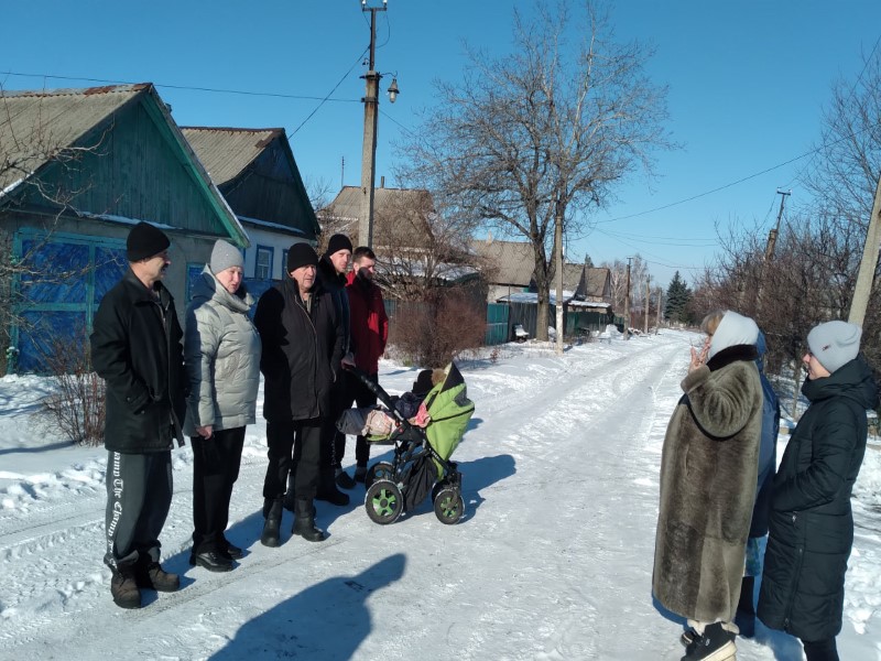 Встреча с населением.