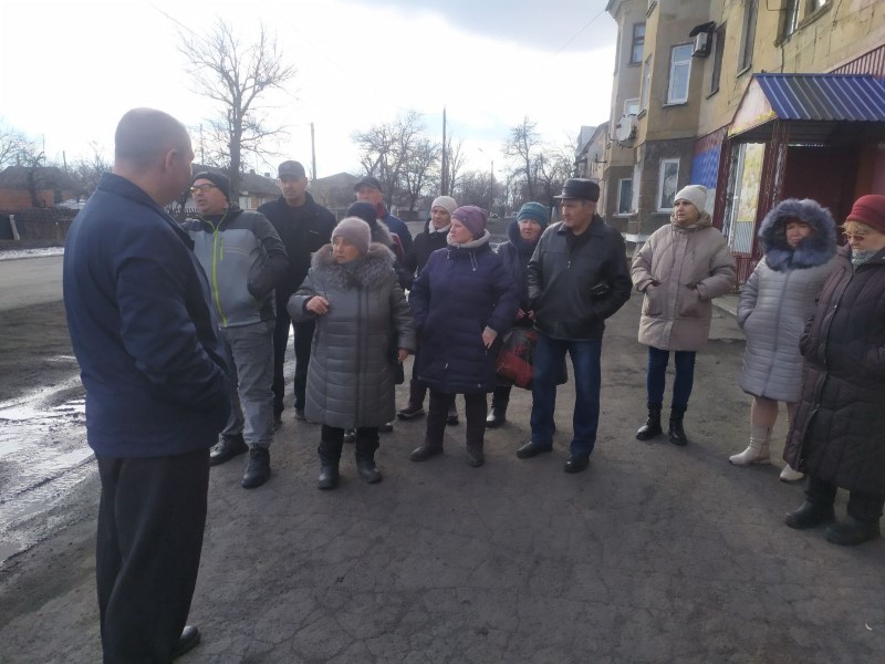 Встреча с населением.