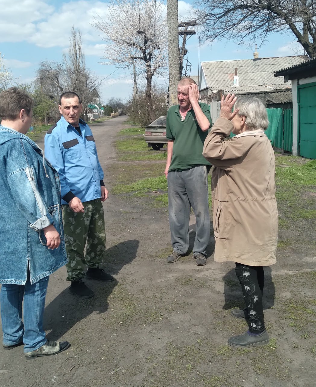 Встреча с населением.