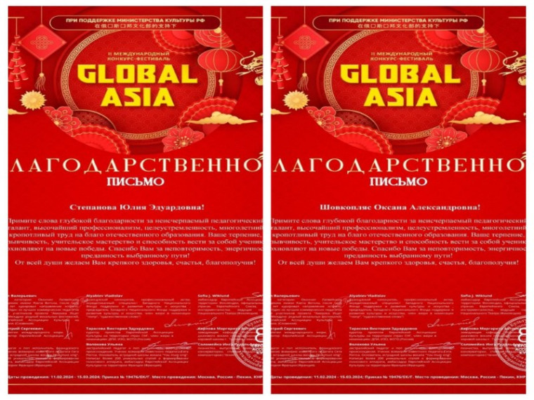 II Международный конкурс-фестиваль в области культуры "Global Asia - 2024". II Международный конкурс-фестиваль в области культуры "Global Asia - 2024".