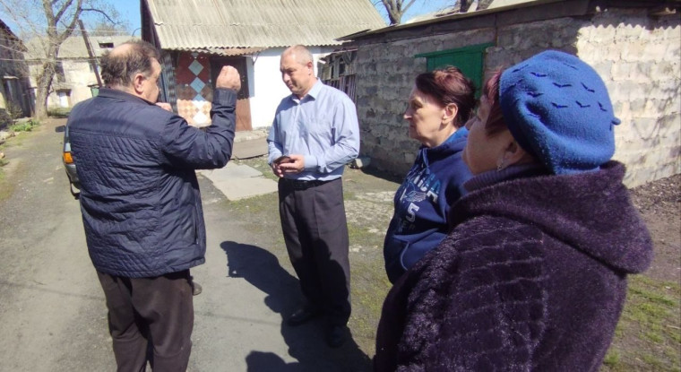 Встреча с населением. Встреча с населением.